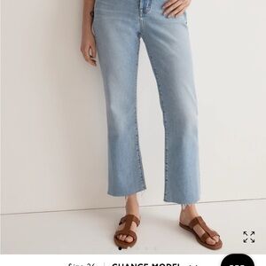 Madewell Light Blue Flare Jeans